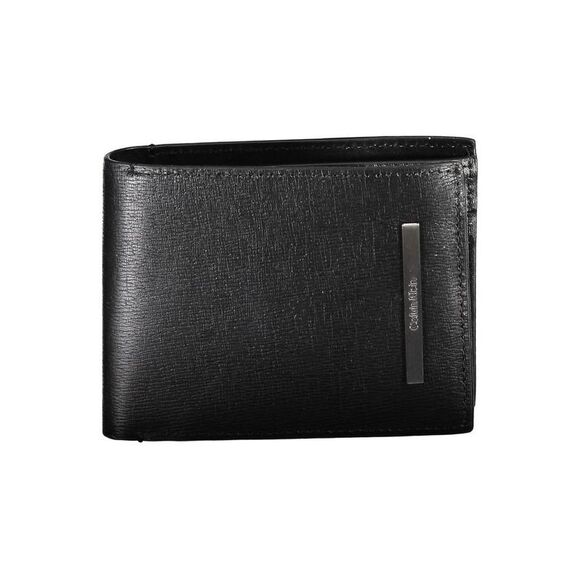 Calvin Klein Black Eco-Leather Men Men's Wallet